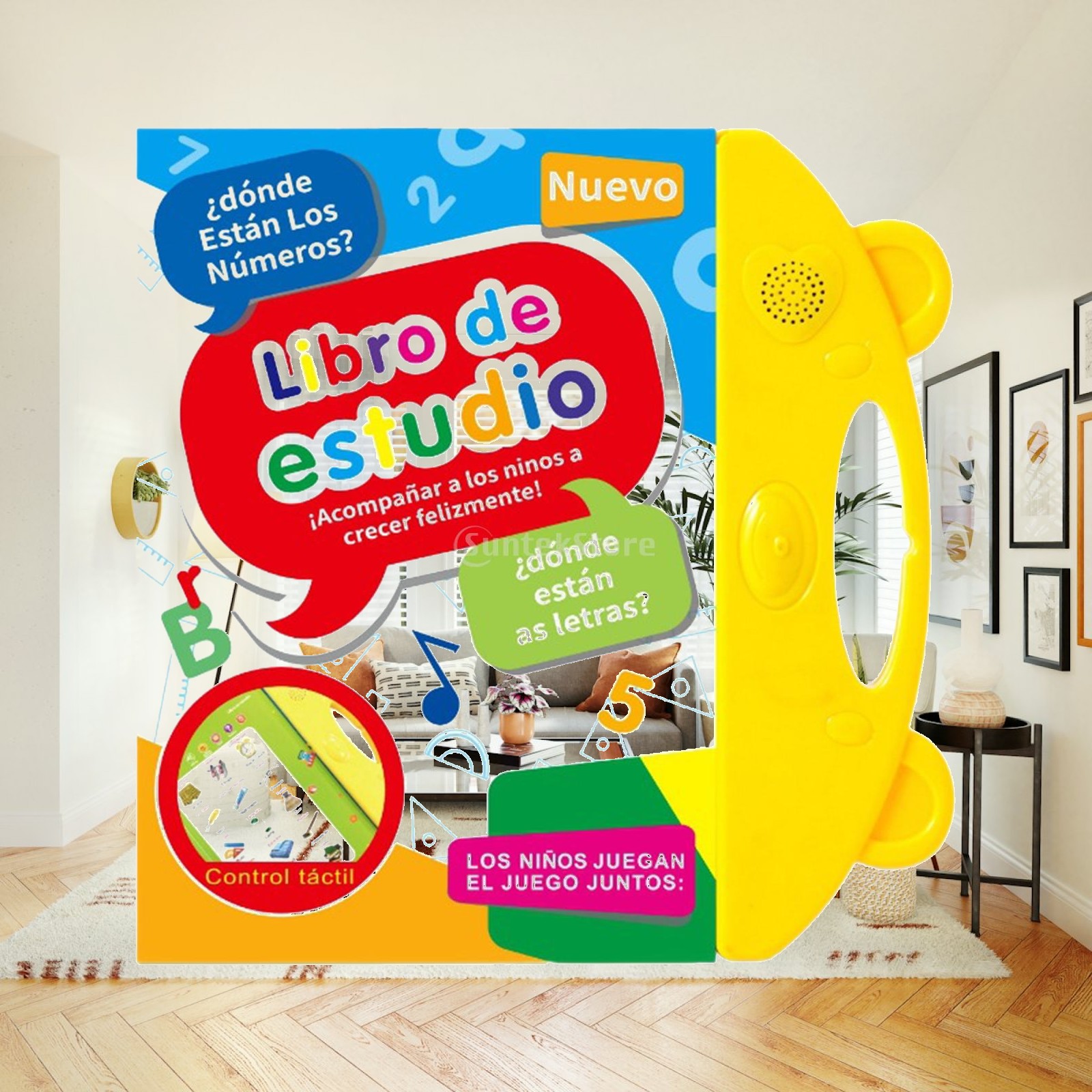 Audio Music Image - Bilingual Spanish English Sound Book for