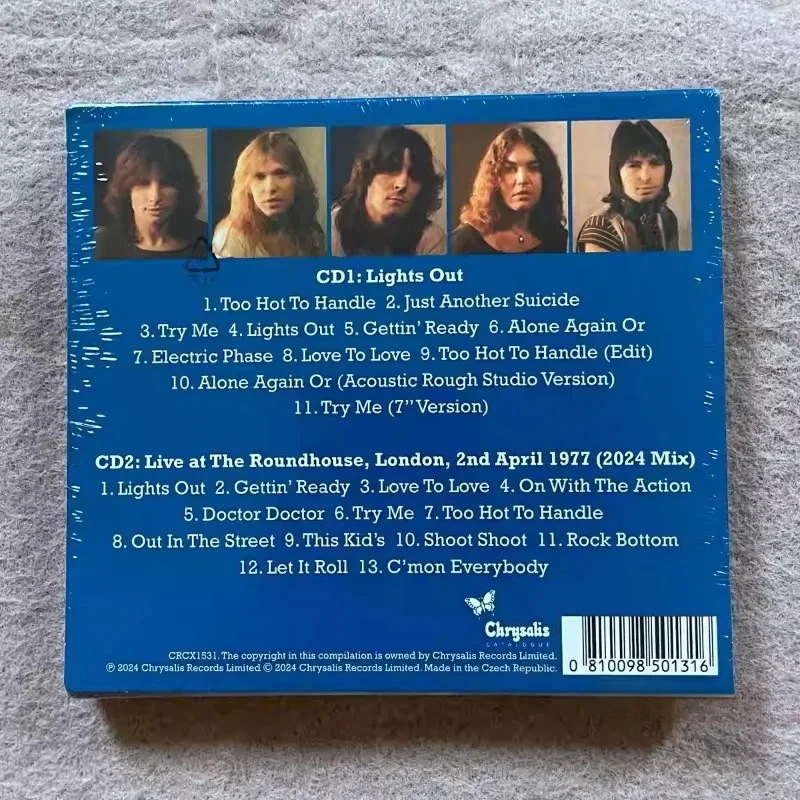 Rock Album UFO Music CD Lights - Audio Without Music 评论和价格
