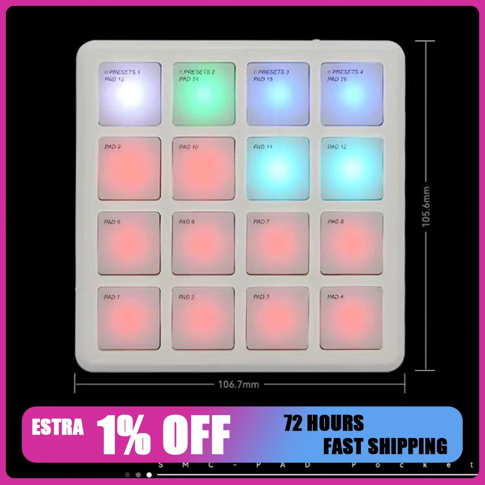 M-VAVE SMC-PAD POCKET Wireless - Midi Controller Pad 评论和价格