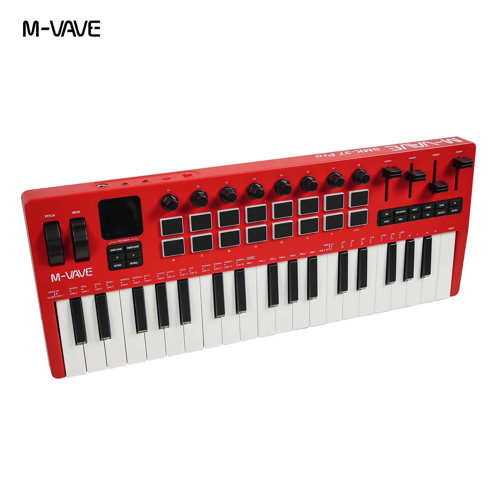 M-VAVE SMK-37 Pro 37-Key MIDI  - Midi Controller Pad 评论和价格